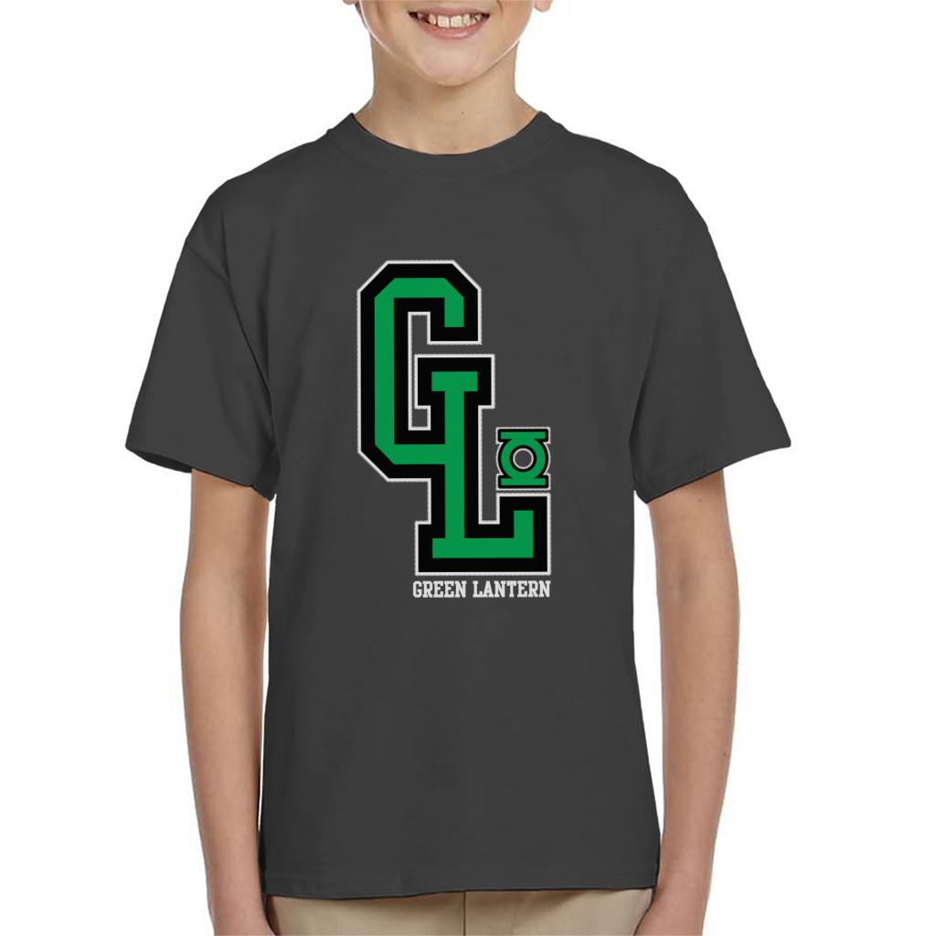 Green Lantern GL College Sports Initials Kid's T-Shirt product image 4