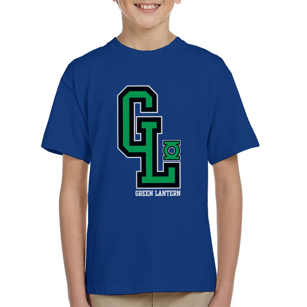 Green Lantern GL College Sports Initials Kid's T-Shirt product image 6