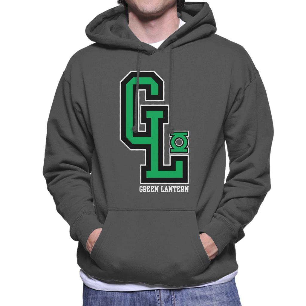 Green Lantern GL College Sports Initials Men's Hooded product image 4