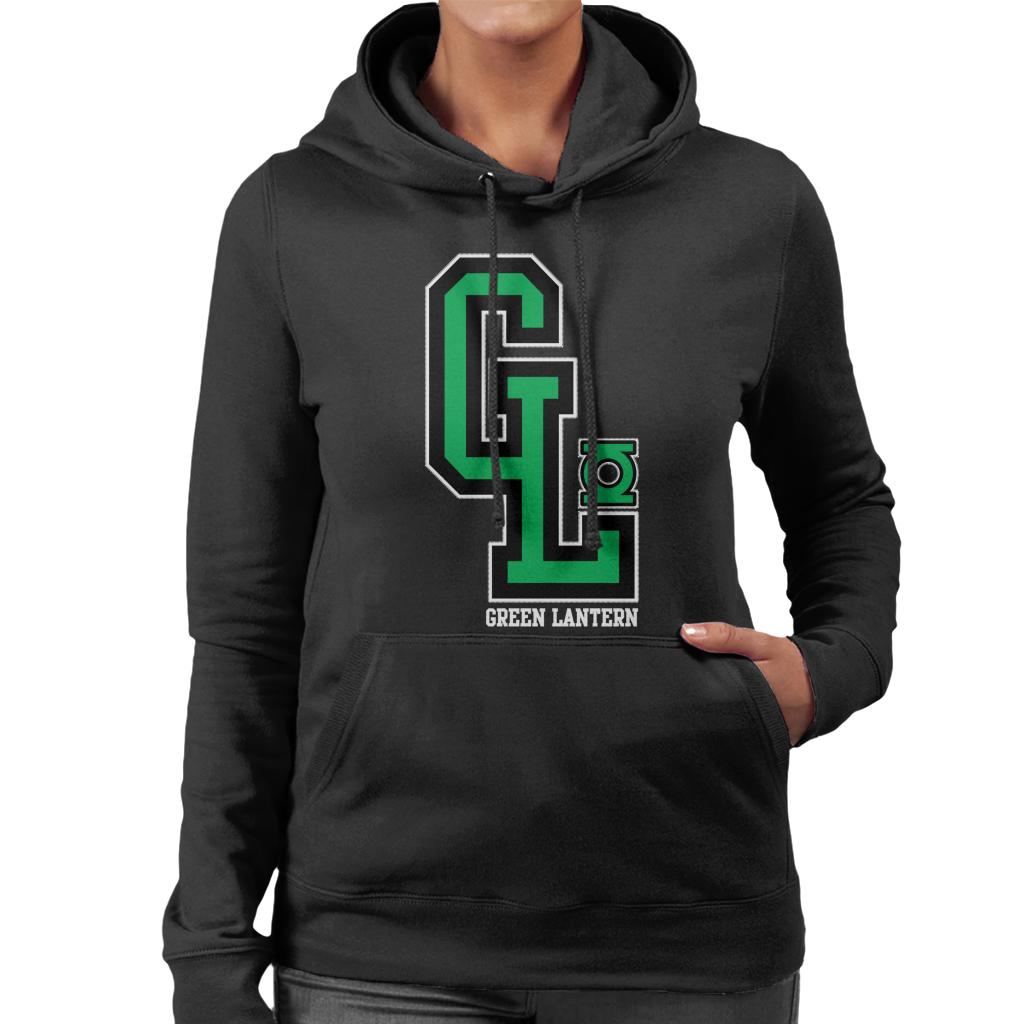 Green Lantern GL College Sports Initials Women's Hooded product image 1