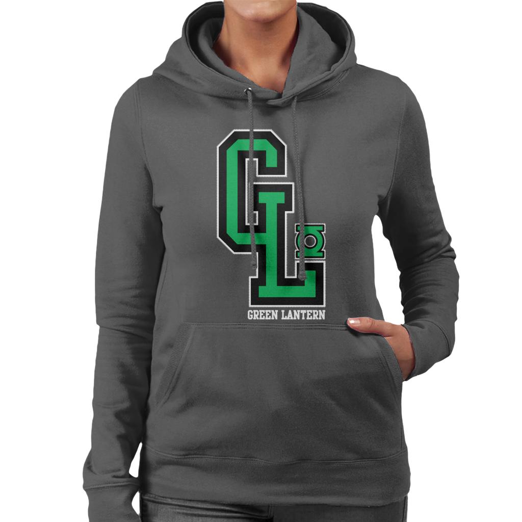 Green Lantern GL College Sports Initials Women's Hooded product image 4