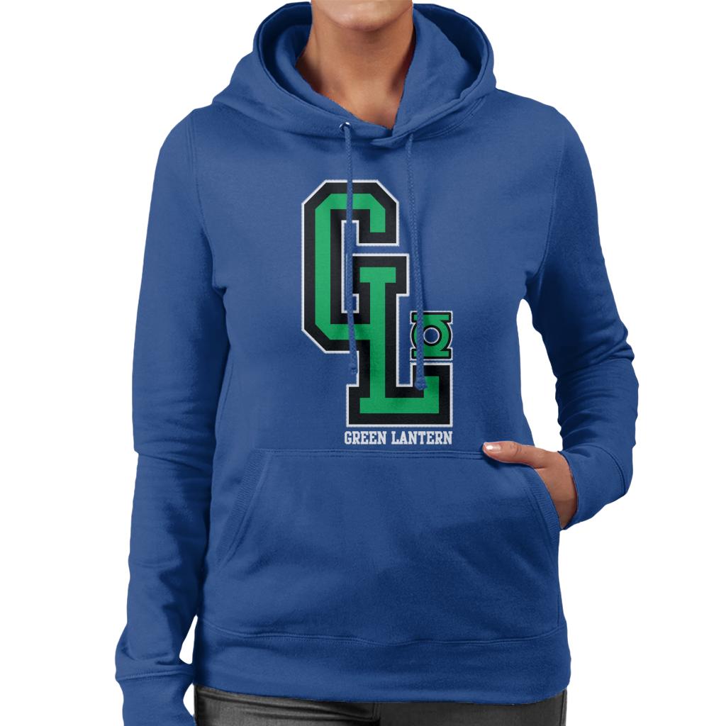 Green Lantern GL College Sports Initials Women's Hooded product image 6