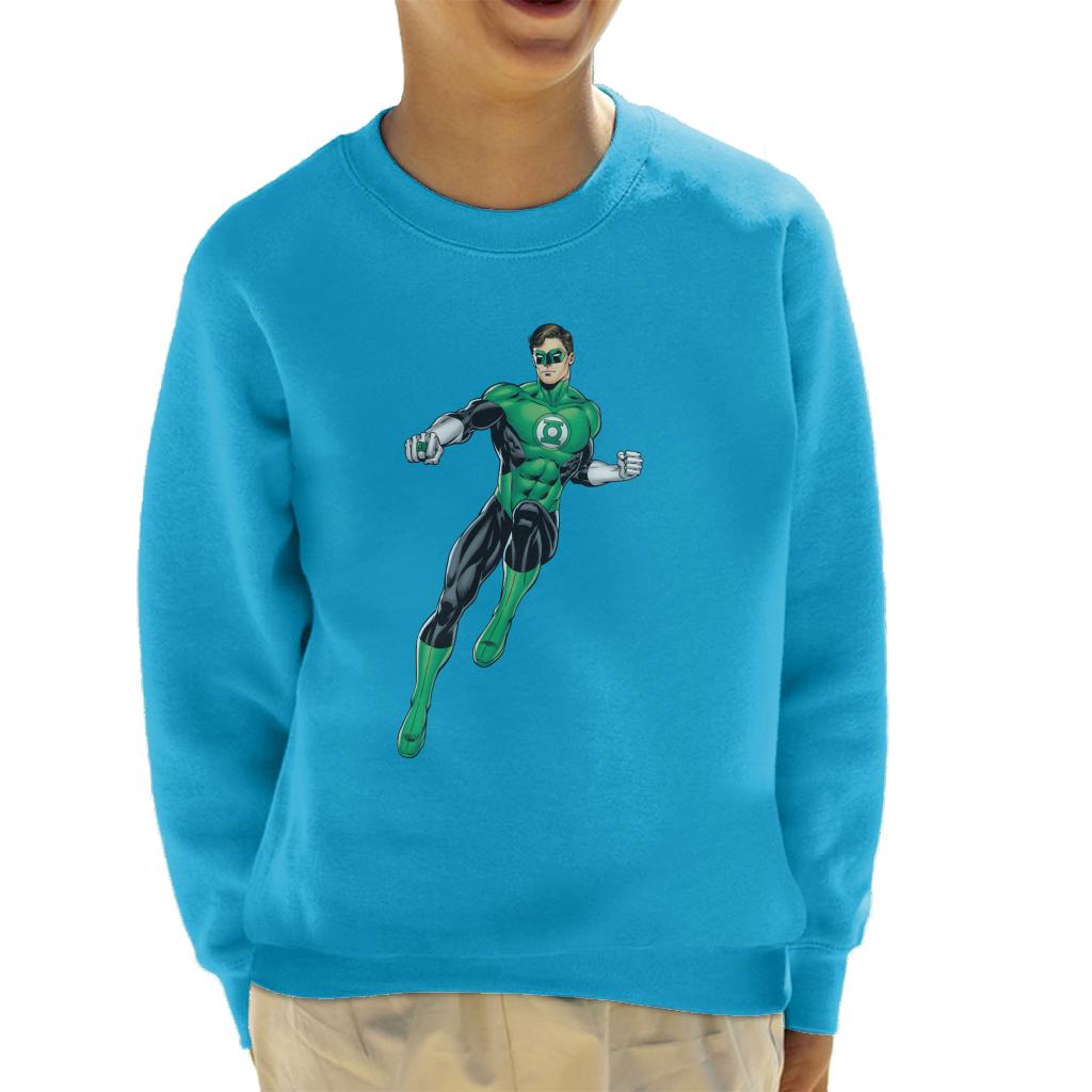 Green Lantern Ring Pose Kid's Sweatshirt