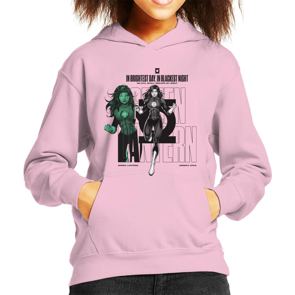 Green Lantern Jessica Cruz Brightest Day Quote Kid's Hooded product image 6