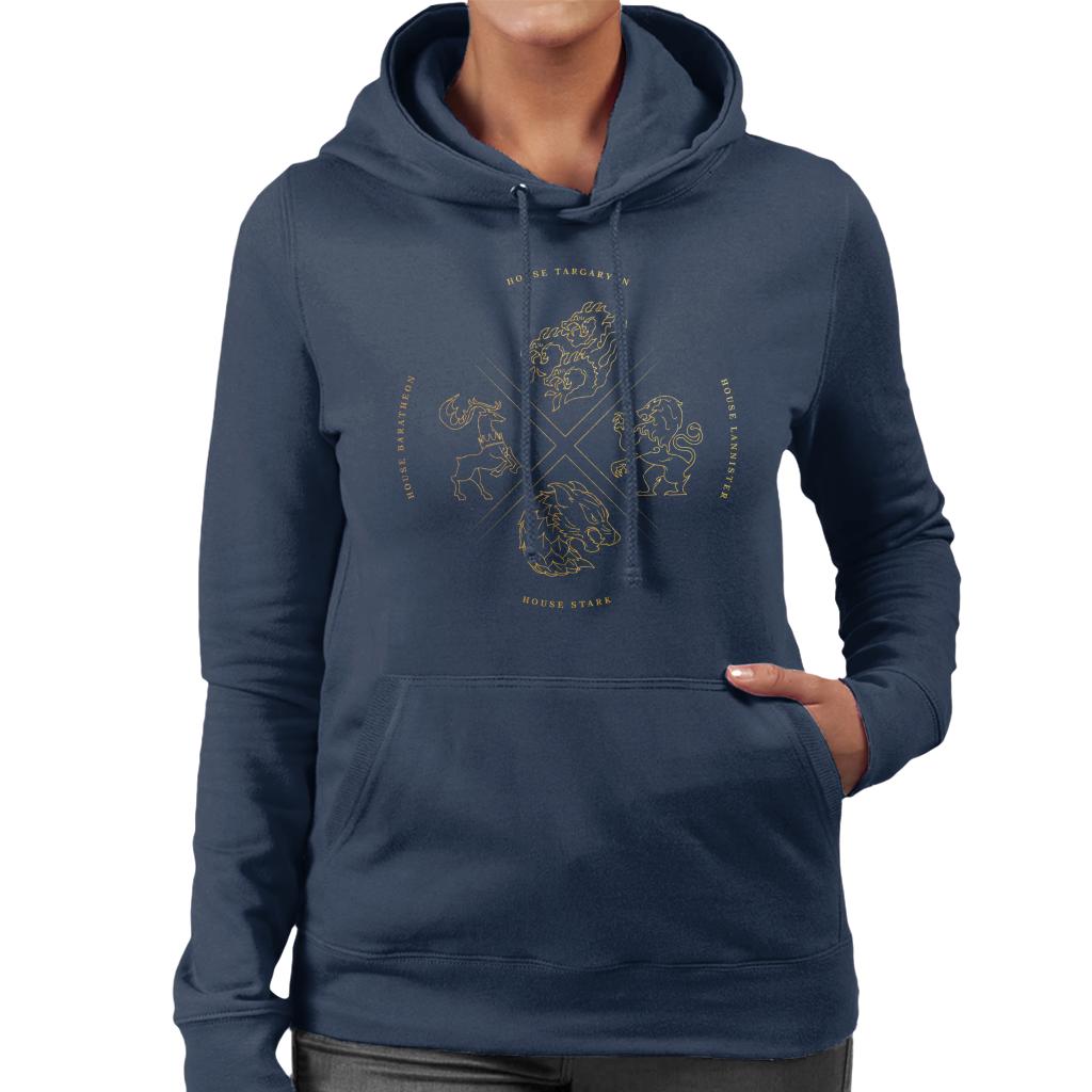 Game Of Thrones The Feuding Houses Women's Hooded Sweatshirt product image 6