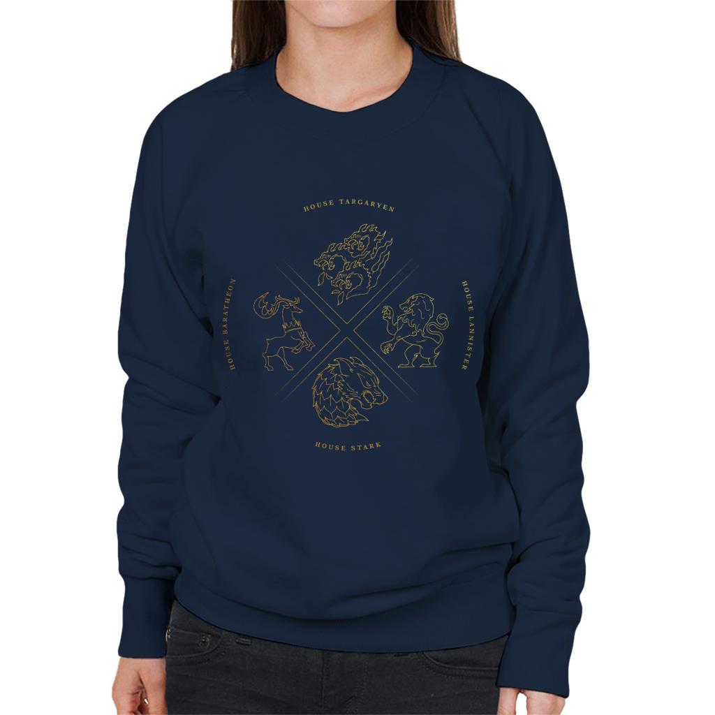 Game Of Thrones The Feuding Houses Women's Sweatshirt product image 6
