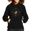 Harry Potter Hogwarts Houses Gold Silhouette Kid's Hooded product image 1