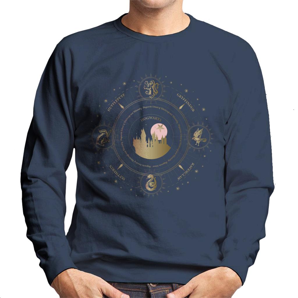 Harry Potter Hogwarts Houses Gold Silhouette Men's product image 6