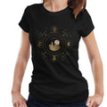 Harry Potter Hogwarts Houses Gold Silhouette Women's T-Shirt product image 1