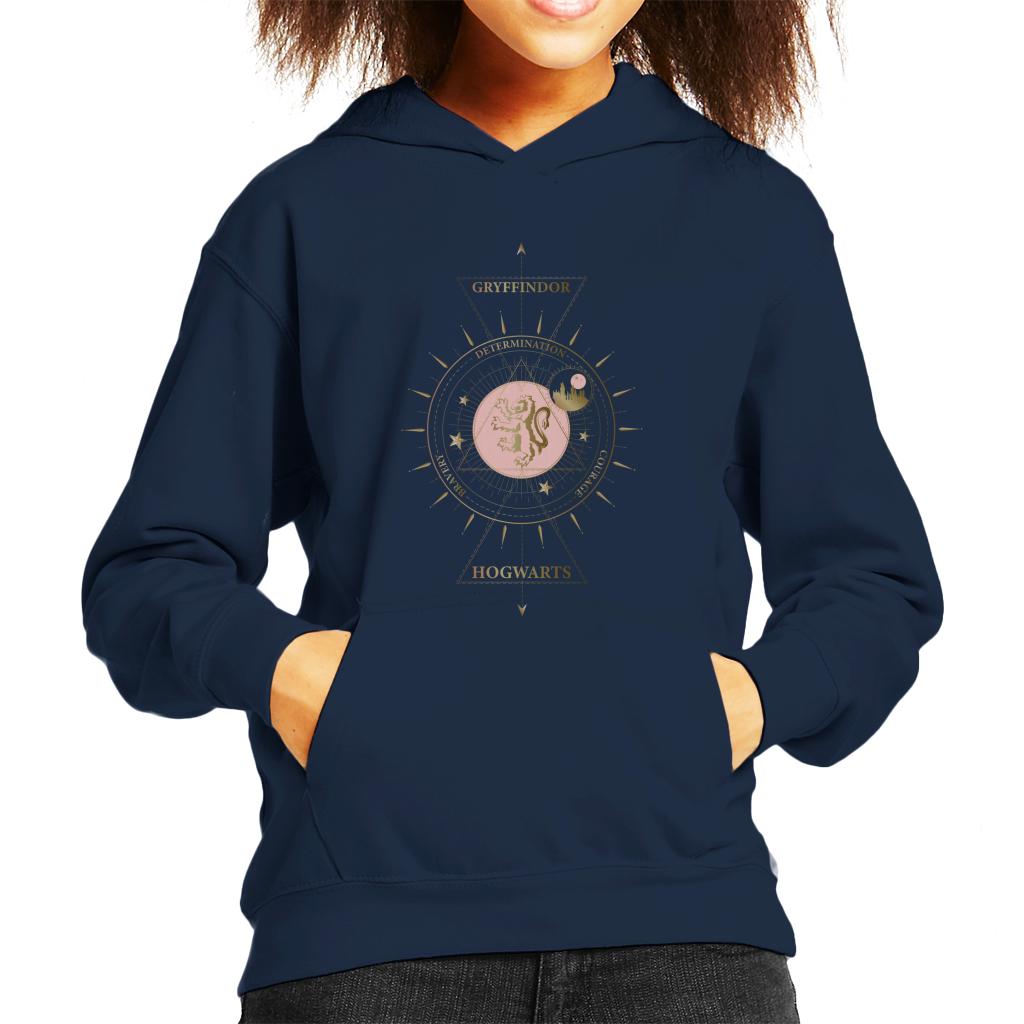 Harry Potter Gryffindor Gold Lion Emblem Kid's Hooded product image 4