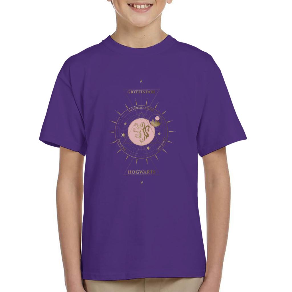 Harry Potter Gryffindor Gold Lion Emblem Kid's T-Shirt product image 6