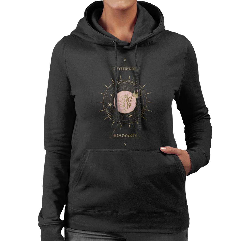 Harry Potter Gryffindor Gold Lion Emblem Women's Hooded product image 1