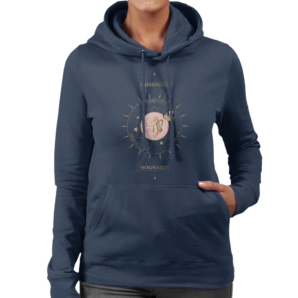 Harry Potter Gryffindor Gold Lion Emblem Women's Hooded product image 4