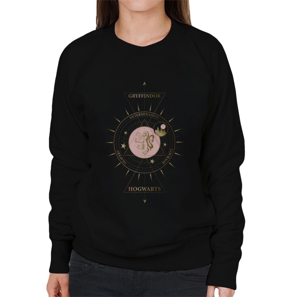 Harry Potter Gryffindor Gold Lion Emblem Women's Sweatshirt product image 1