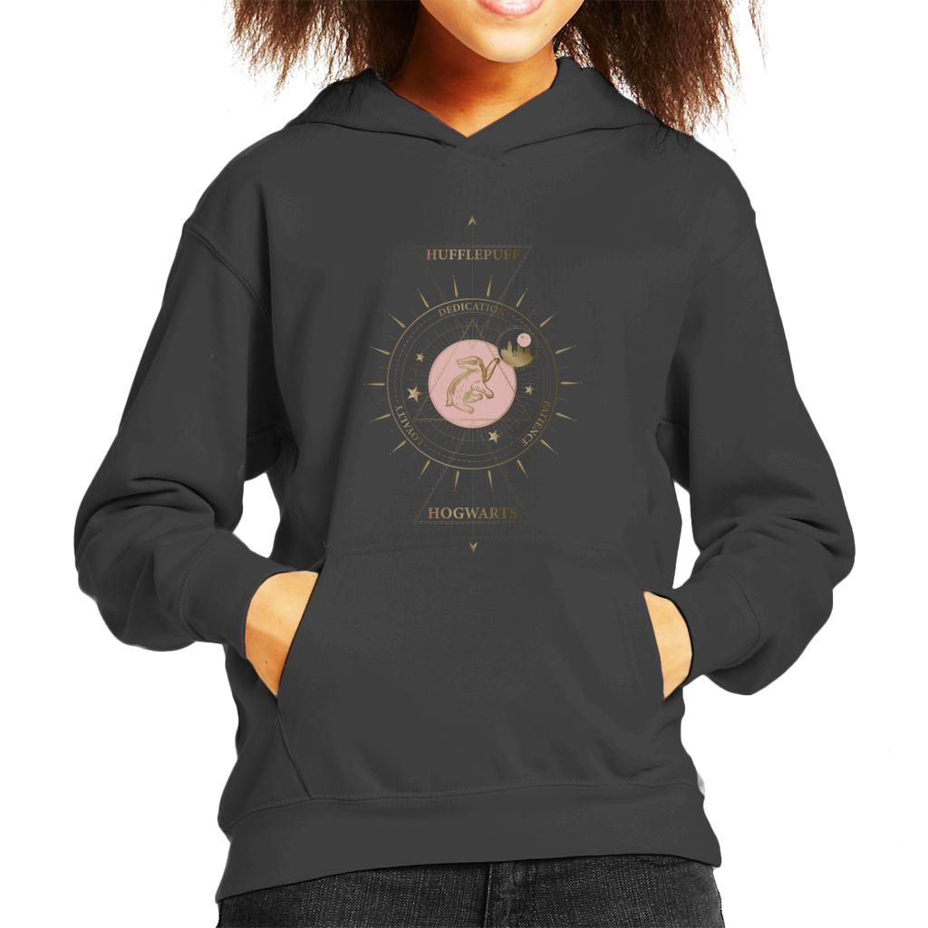 Harry Potter Hufflepuff Gold Badger Emblem Kid's Hooded product image 4