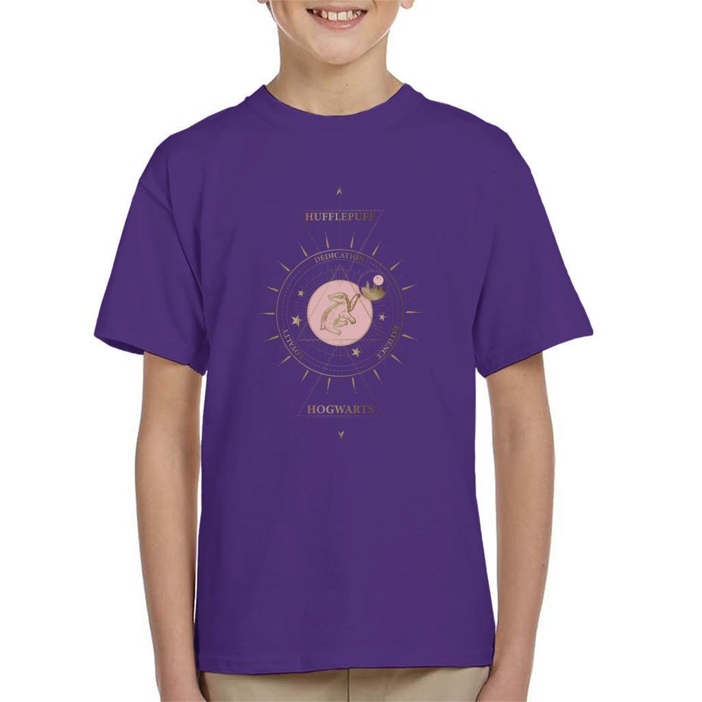 Harry Potter Hufflepuff Gold Badger Emblem Kid's T-Shirt product image 6