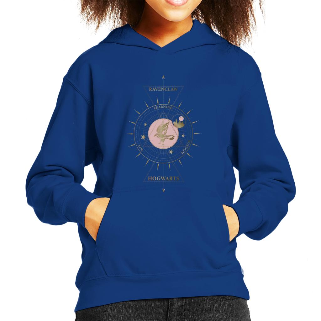 Harry Potter Ravenclaw Gold Emblem Kid's Hooded Sweatshirt product image 6