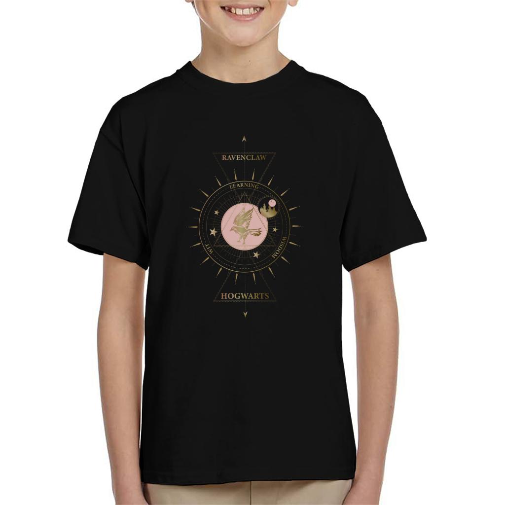 Harry Potter Ravenclaw Gold Emblem Kid's T-Shirt product image 1