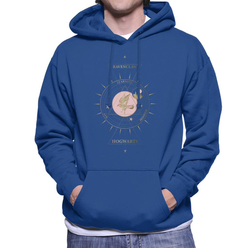 Harry Potter Ravenclaw Gold Emblem Men's Hooded Sweatshirt product image 6