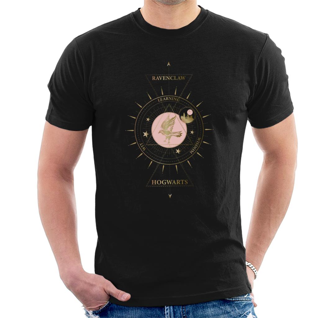 Harry Potter Ravenclaw Gold Emblem Men's T-Shirt product image 1