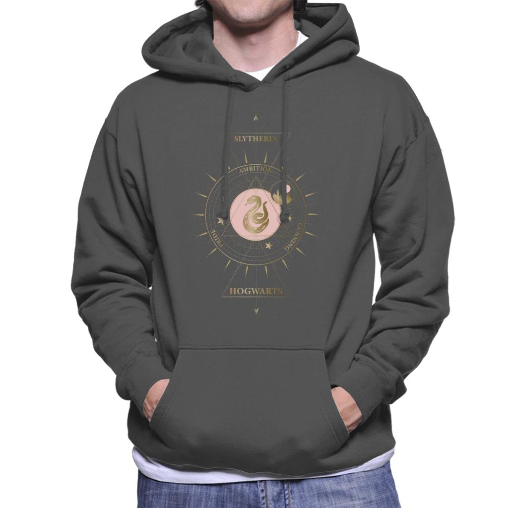 Harry Potter Slytherin Snake Gold Emblem Men's Hooded product image 4