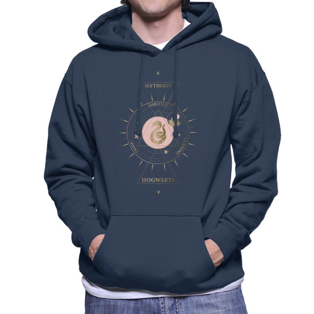 Harry Potter Slytherin Snake Gold Emblem Men's Hooded product image 6