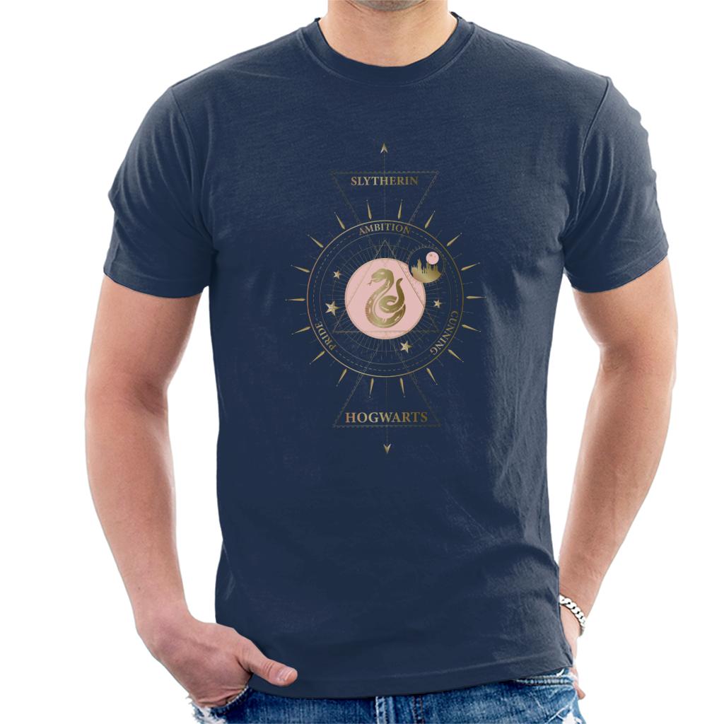 Harry Potter Slytherin Snake Gold Emblem Men's T-Shirt product image 6