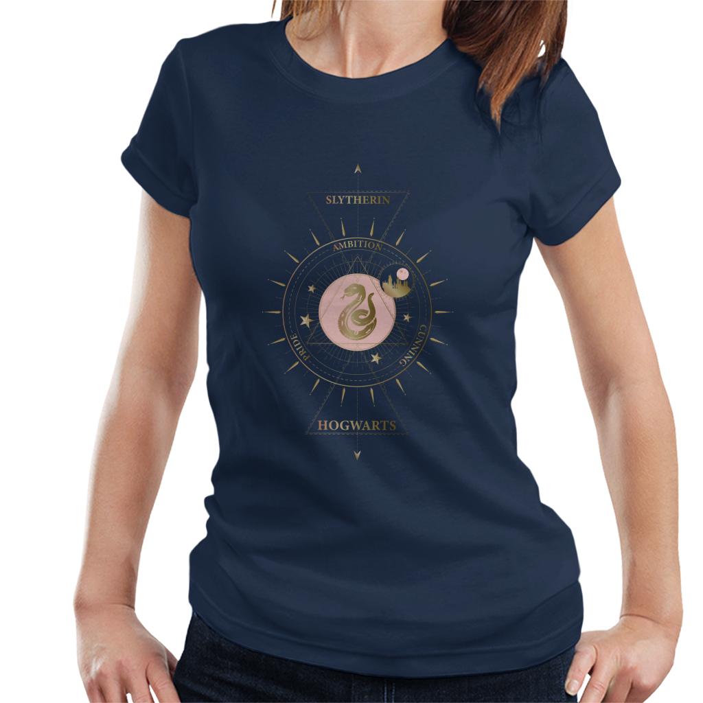 Harry Potter Slytherin Snake Gold Emblem Women's T-Shirt product image 6