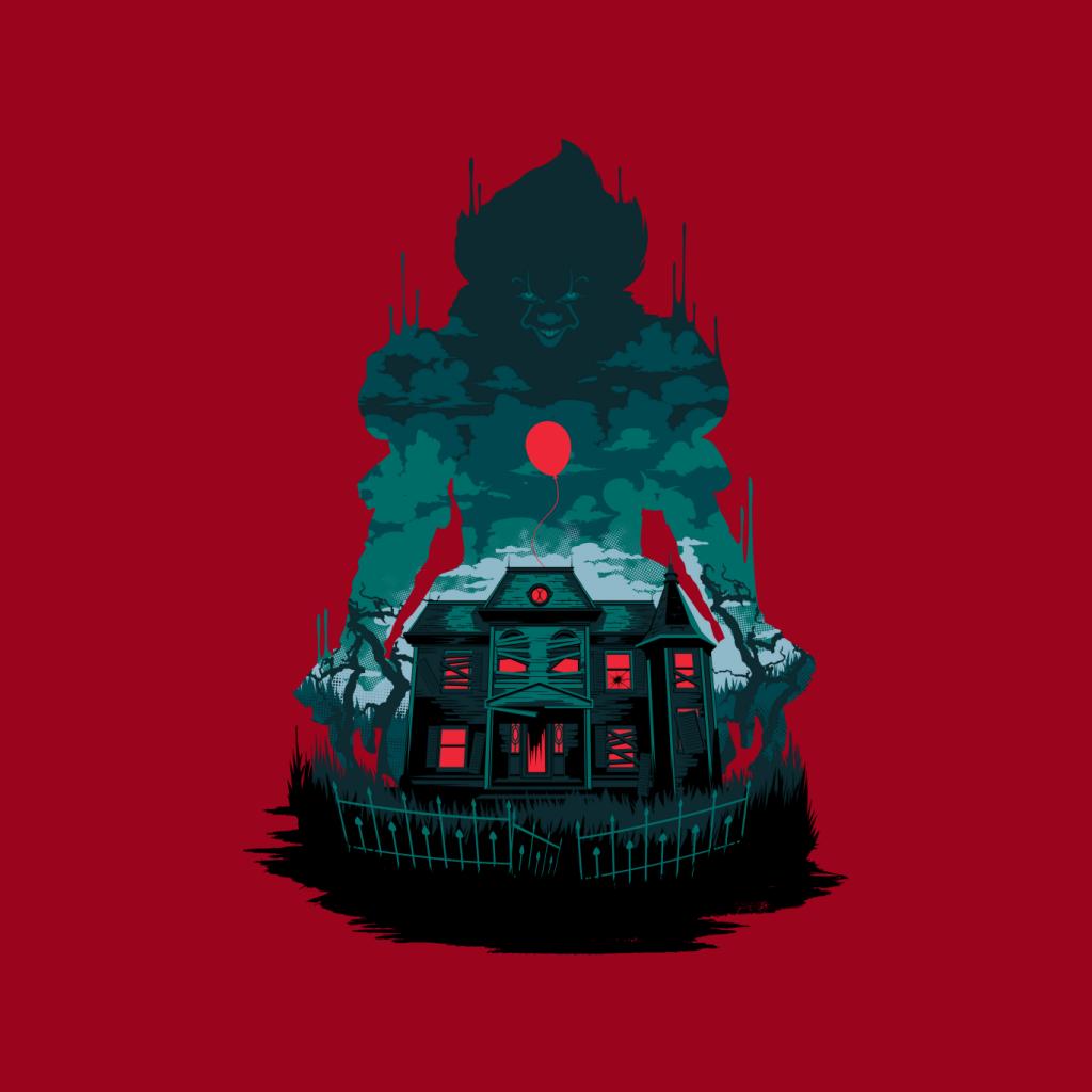 IT Pennywise House Red Balloon Women's T-Shirt product image 5