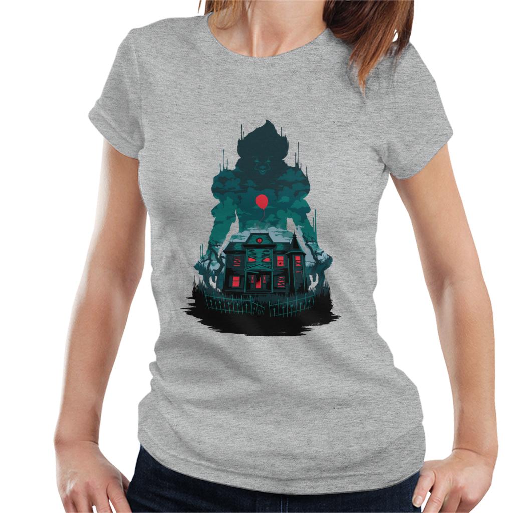 IT Pennywise House Red Balloon Women's T-Shirt product image 1