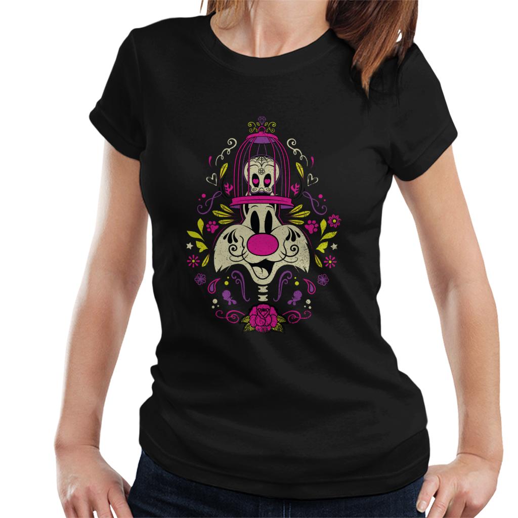 Looney Tunes Halloween Sylvester Tweety Skeleton Women's product image 1