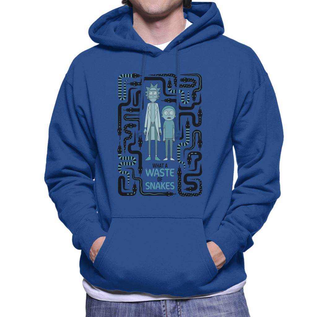 Rick and Morty A Waste Of Snakes Men's Hooded Sweatshirt product image 6