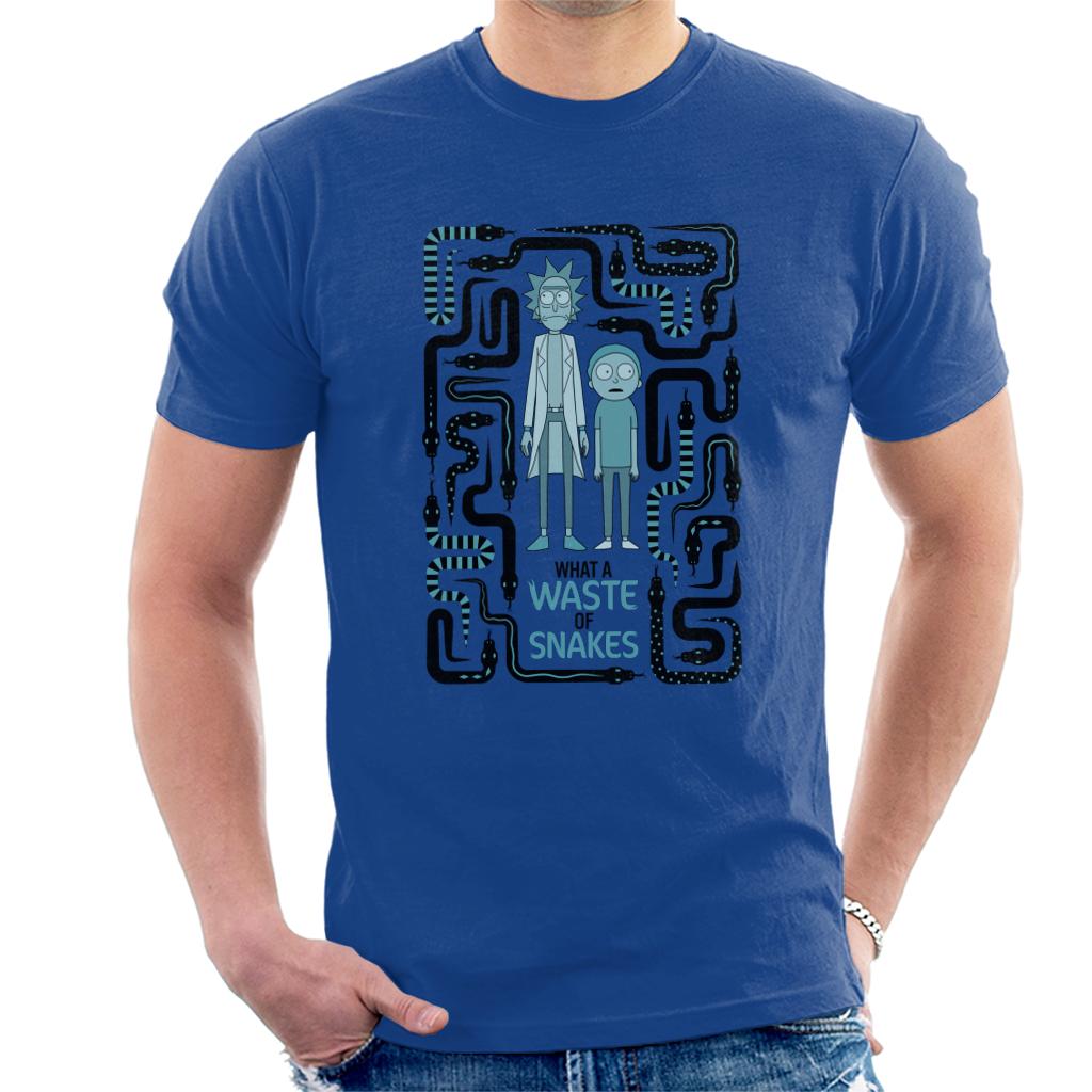 Rick and Morty A Waste Of Snakes Men's T-Shirt product image 6