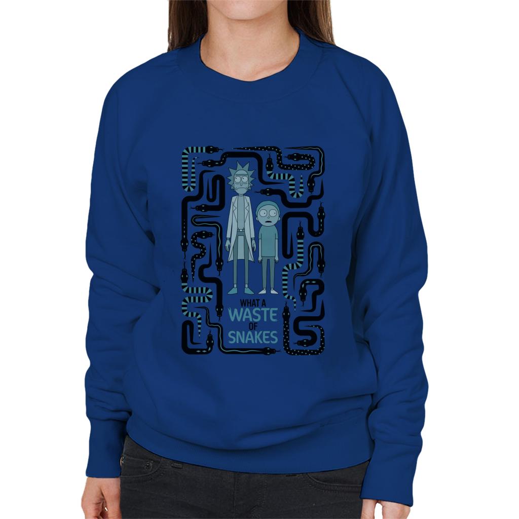 Rick and Morty A Waste Of Snakes Women's Sweatshirt product image 6