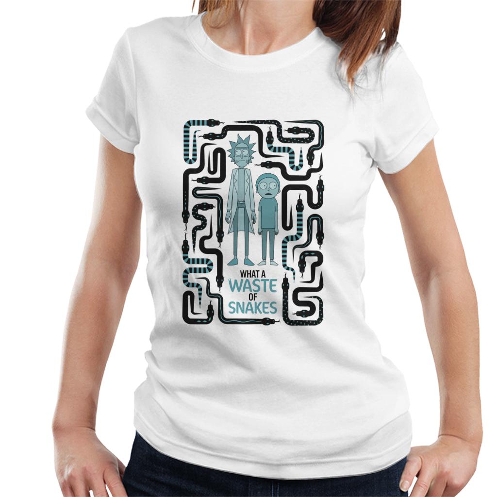 Rick and Morty A Waste Of Snakes Women's T-Shirt product image 4
