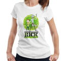 Rick and Morty Portal Green Splatter Text Women's T-Shirt product image 1