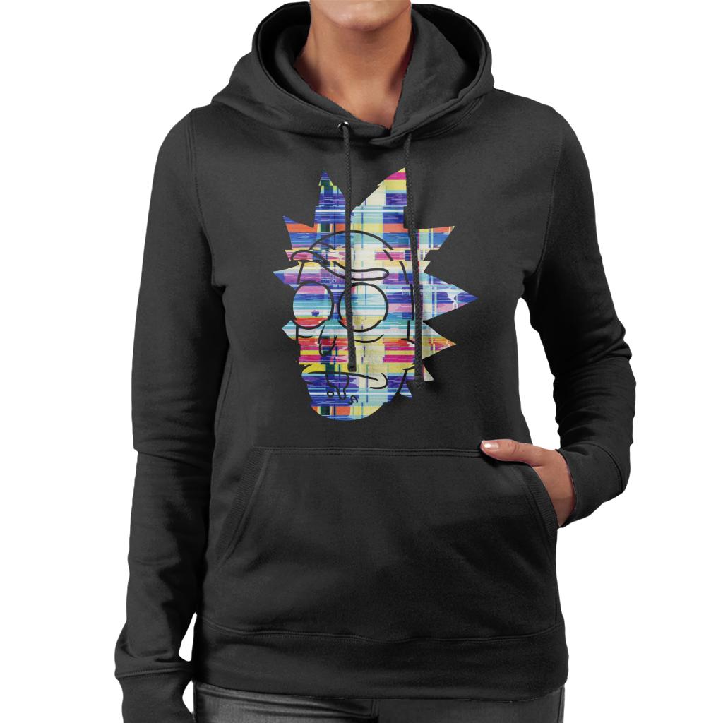 Rick and Morty Sanchez Static Head Women's Hooded Sweatshirt product image 1