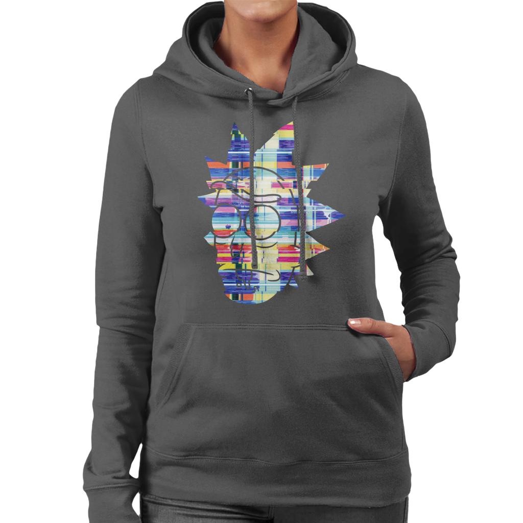 Rick and Morty Sanchez Static Head Women's Hooded Sweatshirt product image 4