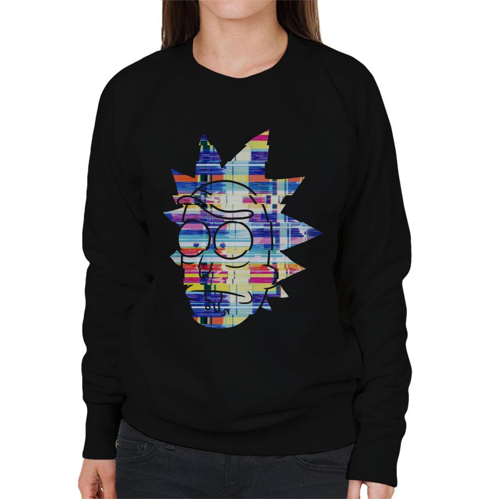 Rick and Morty Sanchez Static Head Women's Sweatshirt product image 1