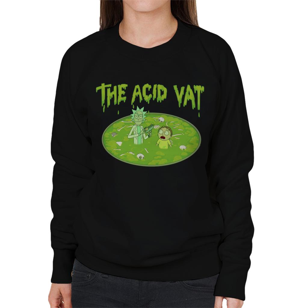 Rick and Morty The Acid Vat Women's Sweatshirt product image 1