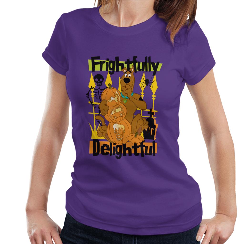 Scooby Doo Halloween Frightfully Delightful Women's T-Shirt product image 6