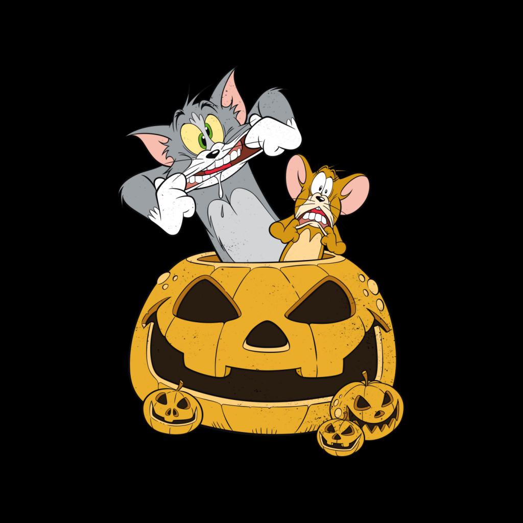 Tom and Jerry Halloween Pumpkin Face Women's T-Shirt product image 2