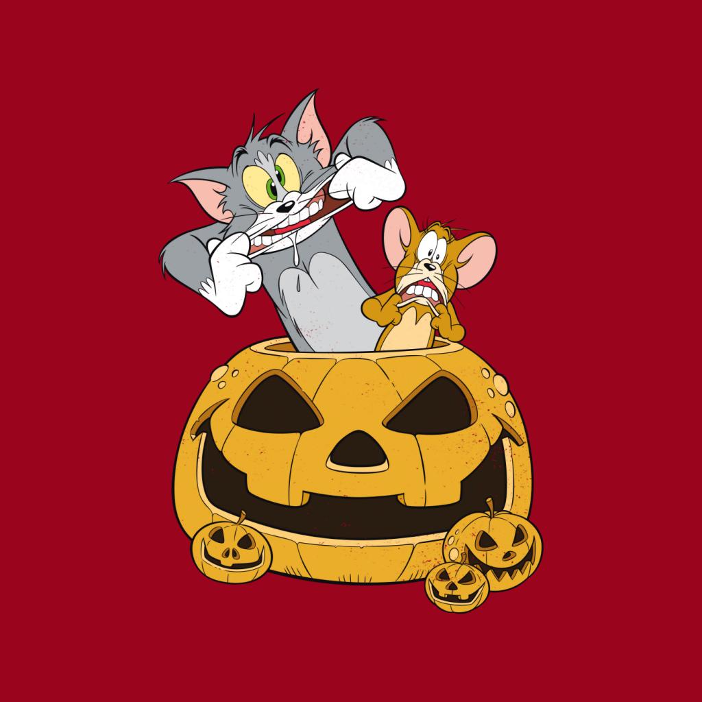 Tom and Jerry Halloween Pumpkin Face Women's T-Shirt product image 5