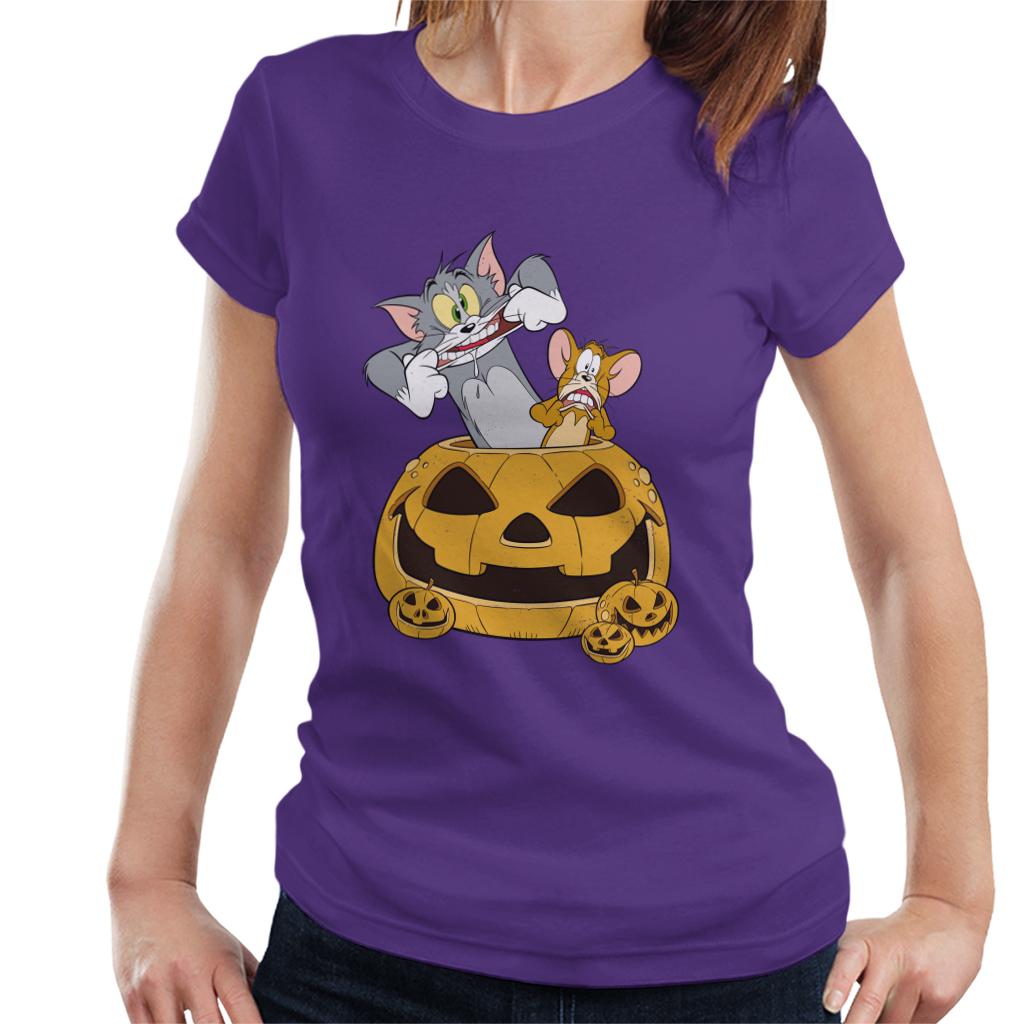 Tom and Jerry Halloween Pumpkin Face Women's T-Shirt product image 6