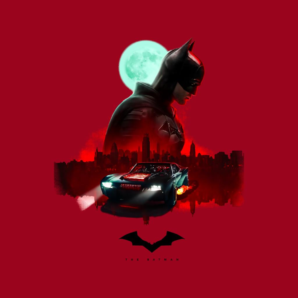 The Batman Gotham City Moon Montage Women's T-Shirt product image 5