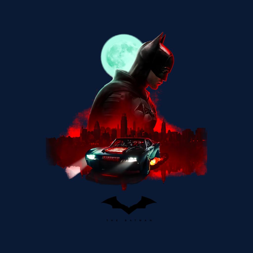 The Batman Gotham City Moon Montage Women's T-Shirt product image 2