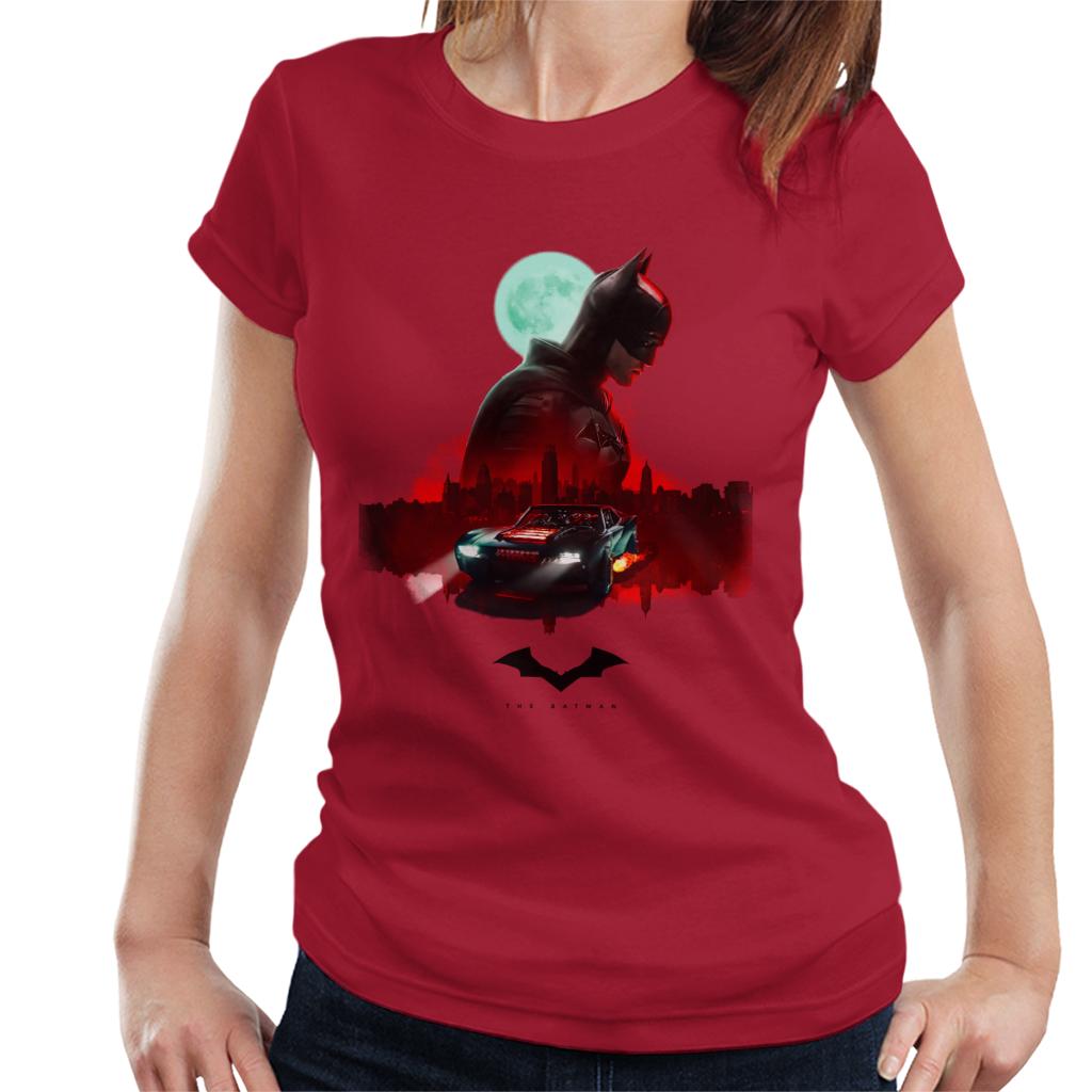 The Batman Gotham City Moon Montage Women's T-Shirt product image 4