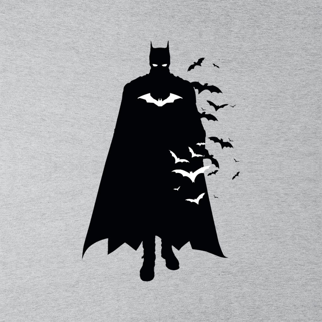 The Batman Silhouette White Bats Women's T-Shirt product image 5