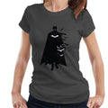 The Batman Silhouette White Bats Women's T-Shirt product image 1
