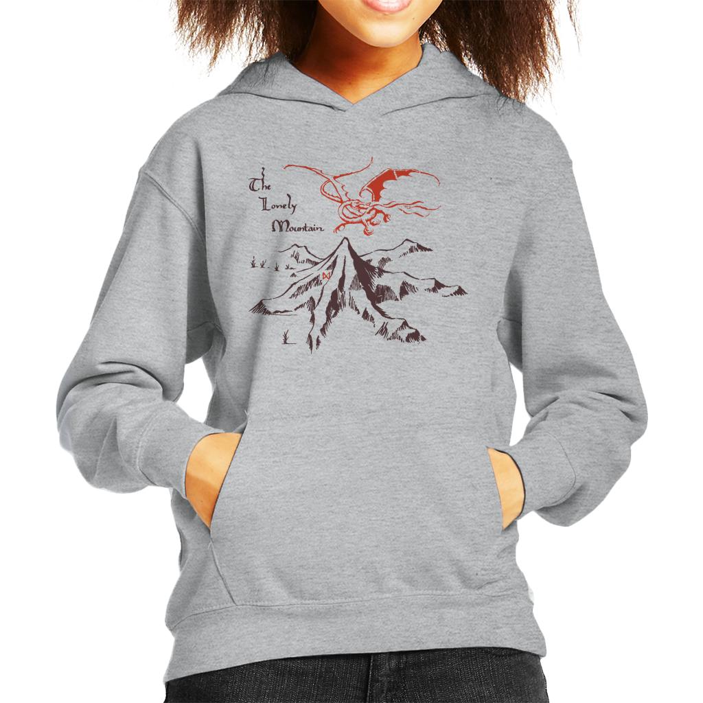 The Hobbit Lonely Mountains Kid's Hooded Sweatshirt product image 1